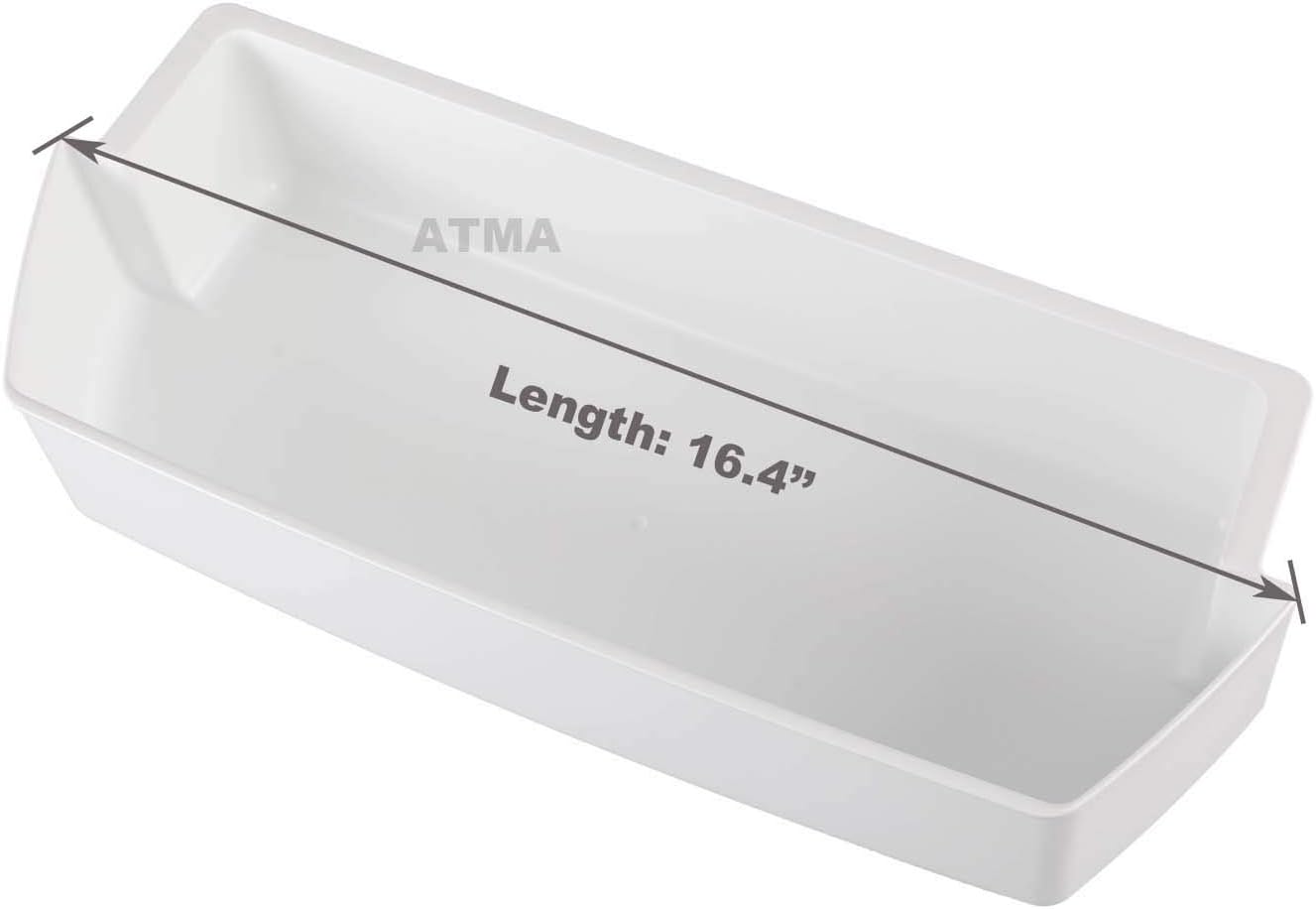 ATMA 2187172 White Refrigerator Door Shelf Bin Compatible with Whirlpool refrigerator-Replaces WP2187172, AP6006028, 2187172, 2187172K, 2187194, 2187194K, PS11739091, WP2187172VP-Pack of 1: Home Improvement