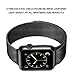 Fening Apple Watch Band 42mm, Milanese Loop Stainless Steel Mesh iWatch Band with Magnetic Lock for Apple Watch Series 3 Series 2 Series 1 Edition - Black