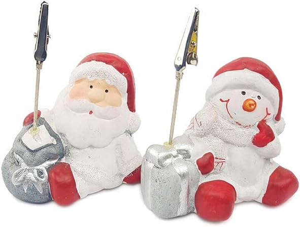 Segnaposto Natalizi Amazon.Buystar 2pz Memoclip Memo Clip Foto Memo Clip Babbo Natale Portamemo Porta Foto Segnaposto Natale Segna Posto Tavola Idea Regalo Natale Amazon It Casa E Cucina
