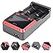 UltraFire Universal Battery Charger,H2,Portable Travel Speedy smart charger for 12.V/3.7V Rechargeable Batteries,1000mA Fast Car charger Powered 18650 charger for AA/AAA Li-Lon NiMH C CR123A and More