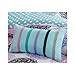 1 X Full/queen Reversible Comforter Set Pink Teal Purple Bedding Teen Girls Pillows by Mi-Zone