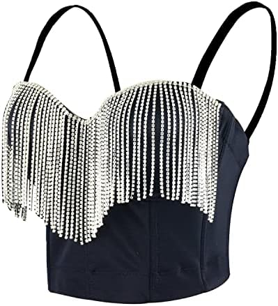 Amazon.com: bslingerie® Madonna Style Metallic Studs Bustier Bra
