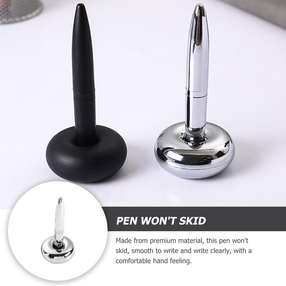 DOITOOL 2 Stück Magnetische Metall Kugelschreiber Schwebende Schreibstifte für Büro Elegante Ballpoint Pens für Männer für Unterschriften und Bürobedarf 5