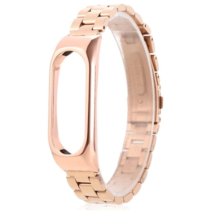 Huihong Elegant Schön Rostfreier Stahl Metallisch Xiaomi Mi Band 2 Armband Smartwatch Ersatzarmband für XIAOMI 2 Wireless Arm