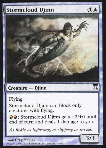 Magic: the Gathering - Stormcloud Djinn - Time Spiral