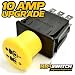 HD Switch Blade Clutch PTO Switch - 10 AMP Upgrade - Replaces John Deere - AM131966 - L120 L130 - D140 D150 D155 D160 D170 - LA130 LA140 LA145 LA150 LA155 LA165 LA175