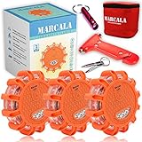 Marcala LED Road Flares Emergency Lights | 3-Pack