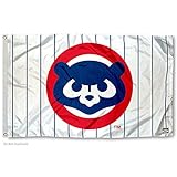 Chicago Cubs Vintage 80s Logo Flag and Banner