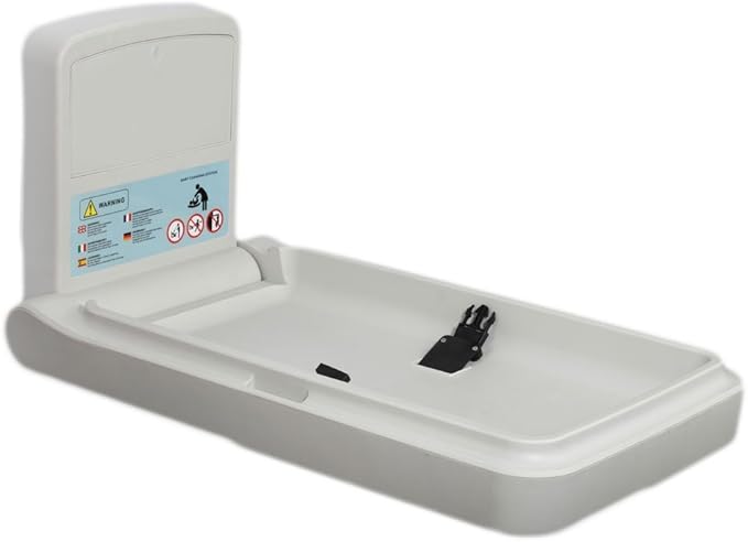 vertical wall mounted baby changing unit