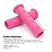 OUTERDO Handlebar Grips Bicycle MTB BMX Road Mountain Bike Soft Rubber Handlebar End Grips pink