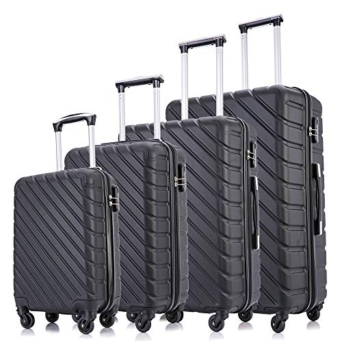 4 piece hard luggage set
