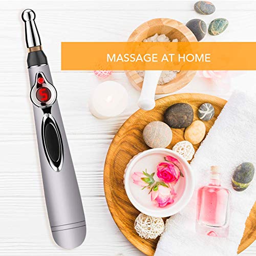 Acupuncture Pen, Electronic Acupuncture Pen, Pain Relief Therapy, Meridian Energy Pulse Massage Pen, 1 x AA Battery (Not Included) - Thumbnail 7