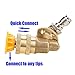 M MINGLE Pressure Washer Accessories Kit, 7 Power Washer Nozzle Tips, Quick Connecting Pivoting Coupler, 1/4 inch, 4500 PSI, 8-Pack