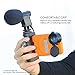 Ztylus Mini Smartphone Rig, Phone Tripod Mount with Cold Shoe, Cell Phone Clamp Holder, Compatible with iPhone 11 12 Pro Max, Samsung Phone Adapter Clamp, Video Rig Live Streaming