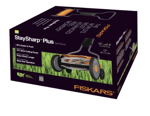 4 Fiskars+Inch+StaySharp+Plus+Mower