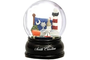 City-Souvenirs South Carolina Snow Globe 3.5 Inches Tall