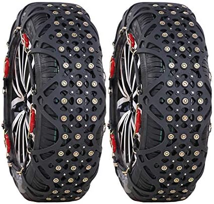 Syx タイヤチェーン 非金属 スノーチェーン 車チェーン 簡単装着 ジャッキアップ不要 ゴムバンド不要 雪道 T7 凍結 冬季 品質保証 タイヤ 滑り止め