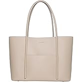 Rosvovo Genuine Leather Tote Bag for Women, Soft Purses Handbags Shoulder Fashion Top Handle Bag Large Capacity