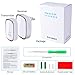 Esonstyle Wireless Doorbell Chimes,Waterproof Doorbell Kit with 36 Chimes,4 Level Volume 1 Push Button and 1 Receiver for Home Office