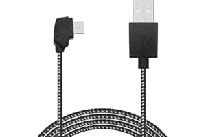 Hanatora Nylon Braided Remote Controller USB Charging Cable Cord for DJI Mavic 2 Pro/Zoom,Mavic Mini,Mini SE,Mavic Pro,Mavic Air,Spark Drone,Control Accessories