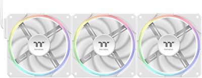 TS120 EX RGB Ventilateur avec Capteur de Température Intégré MagForce 2.0 3-Pack Blanc