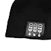 Audio Council Bluetooth Beanie Knit Cap with Built in Wireless Stereo Speakers and Microphone for Hands Free Calls Outdoor Sports Winter Skateboard Running Activities (Black)