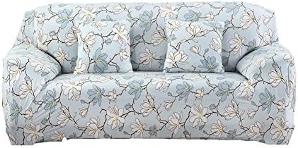 Fanjow Easy Fit Stretch Sofa Slipcover Sofa Covers Chair Covers 1 Seater Protectors Elastic Chair Slipcover Polyester Spandex Fabric Slipcover Without Pillow