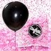 Gender Reveal Confetti Balloon – Pink and Blue Confetti Balloon – Balloon for Baby Shower – Giant Black Balloon for Gender Reveal