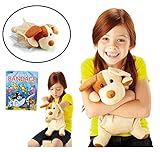 Boo Boo First Aid Hot & Cold Therapy Packs (2-Pk) with Plush Animal Toy Plus Box of 50 Bandage Strips - Microwaveable Gel Compress or Ice Frozen Pack for Children’s Injuries, Pains & Swelling