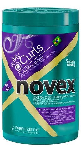 Novex My Curls Memorizer Deep Conditioning Hair Mask Cream Treatment 14oz | Creme de Tratamento para Cabelos Cacheados 400g