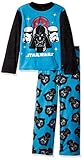 Star Wars Boys' Galactic 2-Piece Pajama Set,Blue,8