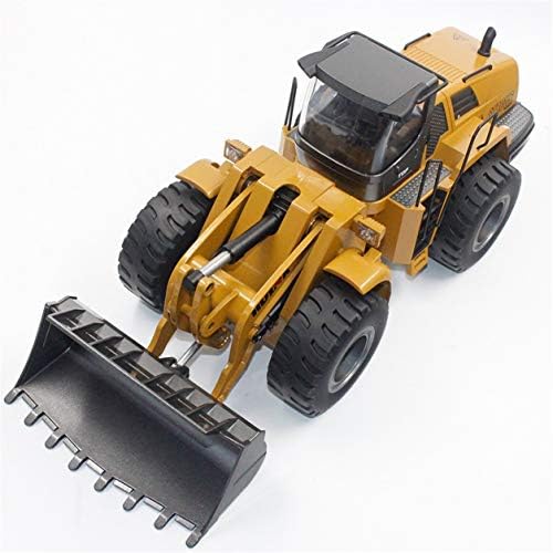 Dailyinshop HUINA TOYS 1583 1/14 10CH Alloy RC Bulldozer Truck with Front Loader Car Toys