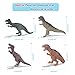 KDMALL Dinosaur Toys, Assorted Dinosaur Figures with Accessories & Carrying Bag, 8