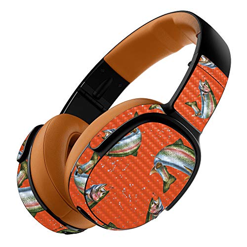 MightySkins Carbon Fiber Skin for Skullcandy Crusher 360 Wireless - Trout Colla…