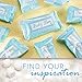 Darice Individually Wrapped Buttermints, Baby Boy, 50-Pieces – Great Tasting Mints – Ideal for Baby Shower Favors, Fun Addition to Boy Gender Reveal Party, Mints with Blue Wrappers