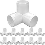 letsFix 1/2" PVC Fittings 3 Way (10-Pack) Furniture