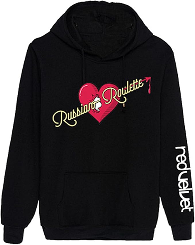 Kpop Red Velvet Hoodie Sweatshirt Pullover for Men Women RUSSIAN