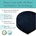 hiccapop Pregnancy Pillow Wedge for Maternity | Memory Foam Pillows Support Body, Belly, Back, Knees (Navy Blue)