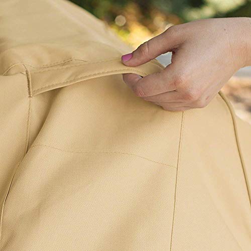 blue--net Patio Heater Cover Waterproof, Outdoor Standup Patio Heater Covers with Zipper, Heavy Duty Oxford Dustproof Furniture Protector (Round Square 8181221cm)