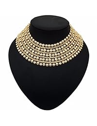 Manilai - Collar de metal grueso para mujer