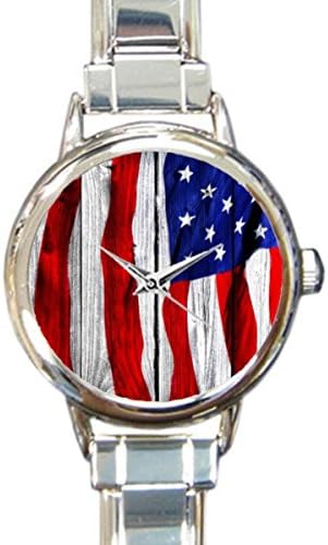 star field Wood Women Ladies Analog Quartz Round Italian Charm Watch Classic Watch Charm Bracelet