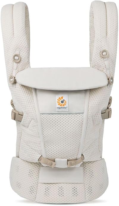 Ergobaby Adapt SoftFlex Mesh Carrier Newborn to Toddler Natural Beige