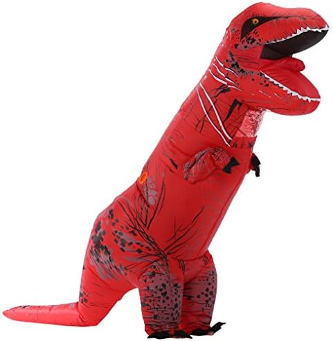 caringgarden Unisex Jurassic T-Rex Inflatable Costume Dinosaur Fancy Dress