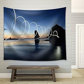 Curve Light - Fabric Wall Tapestry Home Decor - 51x60 inches
