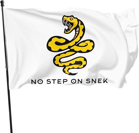 Amazon Com Vikiy M No Step On Snek Shirt Funny Meme Snake Tshirt Gift Tee Outdoor Garden Decoration Flag 35 90cm150cm Garden Outdoor