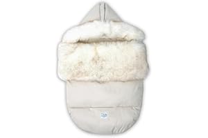 7 A.M. 7AM Enfant Universal Stroller Footmuff - Water Repellent Winter Bunting Bag for Strollers & Car Seats, Soft Micro-Fleece & Plush Lined Stroller Footmuff for Baby Boy & Girl | TundraPOD