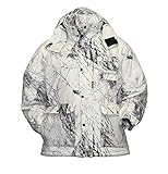 Gamehide Flatland Deer Hunting Parka (Snow Camo, Medium)