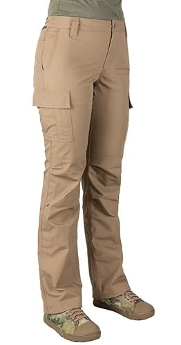 LAPG Women's Gear Stretch Tactical Pants, Low Rise, Slim Fit,