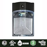 Hyde 25watt LED Wall Pack Light,wall Mount Light,photocell for Auto On/off, Ul/cul Listed and Dlc Qualified,daylight White(5000k) 2200 Lumens 120vac Replace 150w to 180w Hps / Hid Equivalent