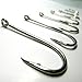 50pcs Sharp Fishing Lure Fish Hook Barbed Fishing Tackle Fishhook 10 Grid Box x1